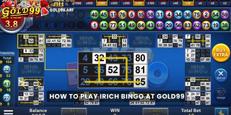 How to Play iRich Bingo at Gold99