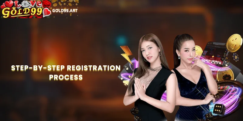 Step-by-step registration process